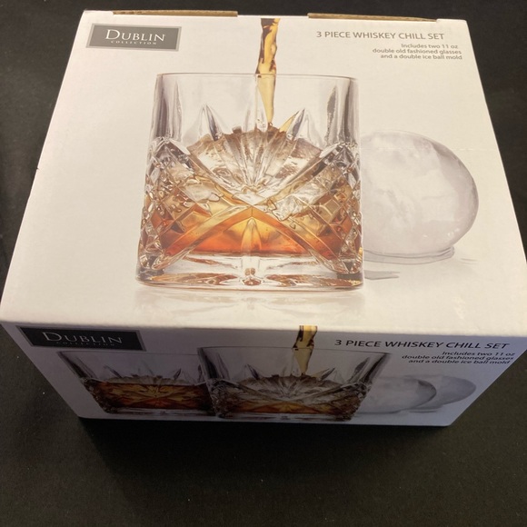 Shannon by Godinger, Dublin Collection 3 Piece Whiskey Chill - Picture 4 of 6